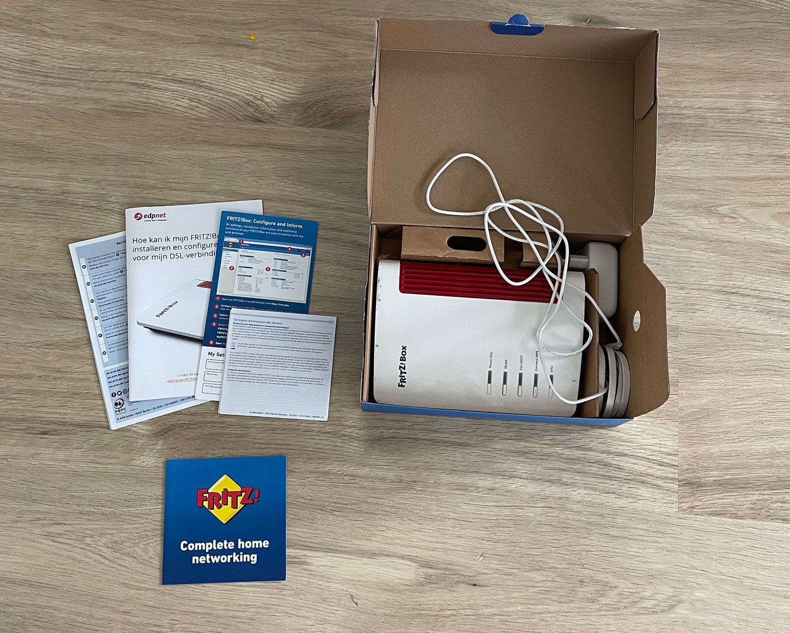 FRITZ!Box 7530 AX – WiFi 6 modem/router – geschikt voor DSL, Computers en Software, Routers en Modems, Zo goed als nieuw, Ophalen of Verzenden