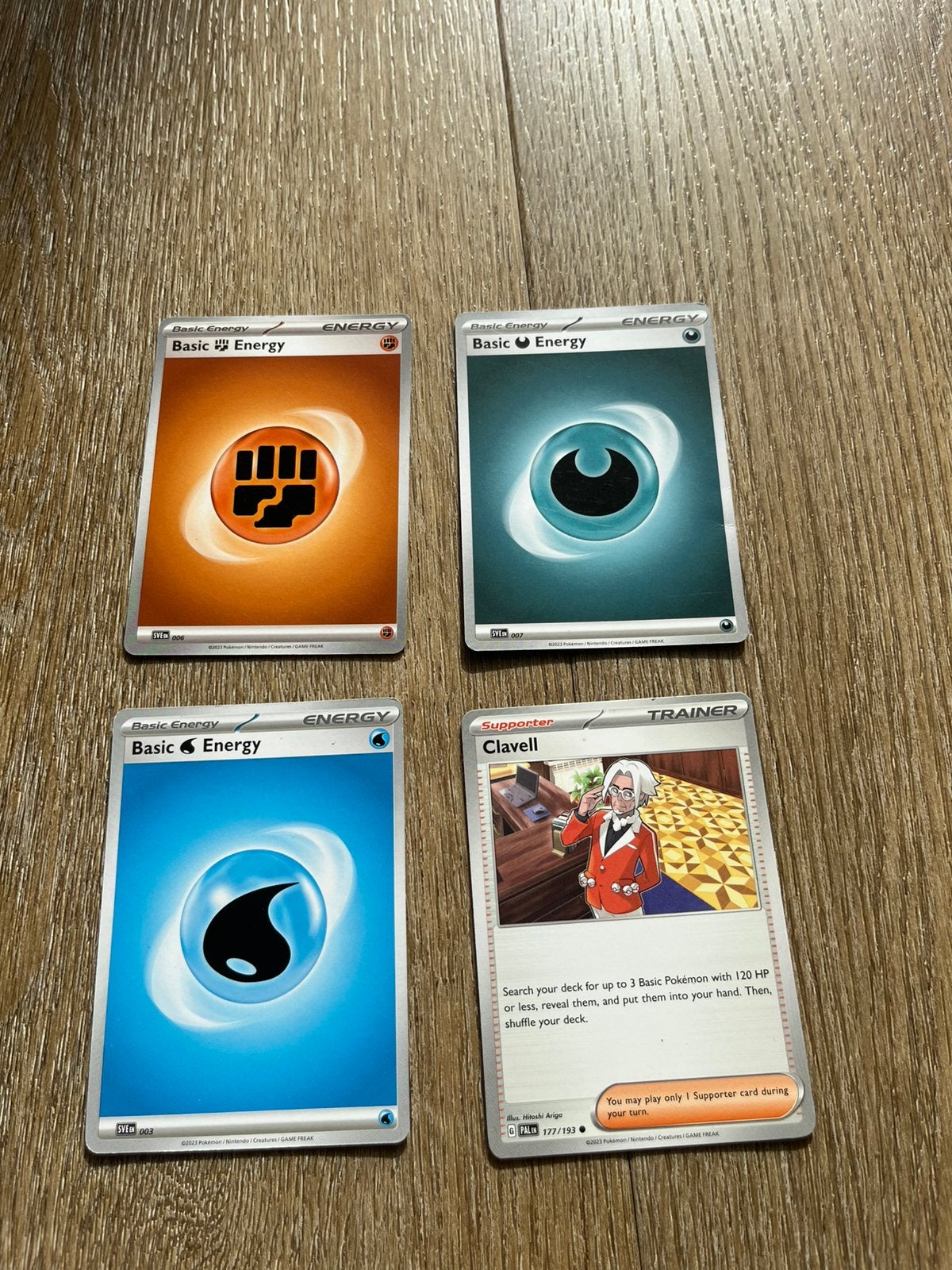 Pakketje van 4 mooie Pokemon kaarten, Verzamelen, Ophalen of Verzenden, Zo goed als nieuw, Speelkaart(en)