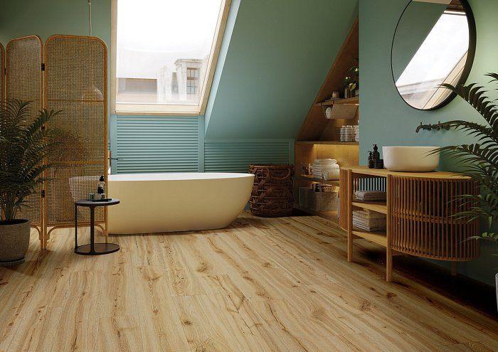 80,52m2 m2 Pvc click XXL Desert Oak Majster 33pak = €1350, Bruin, 75 m² of meer, Pvc click natuur eiken, Nieuw