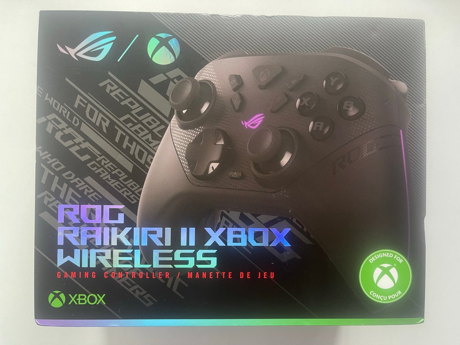 Xbox ROG Raikiri 2 Controller voor PC en Xbox, Spelcomputers en Games, Spelcomputers | Xbox | Accessoires, Nieuw, Xbox One, Xbox Series X