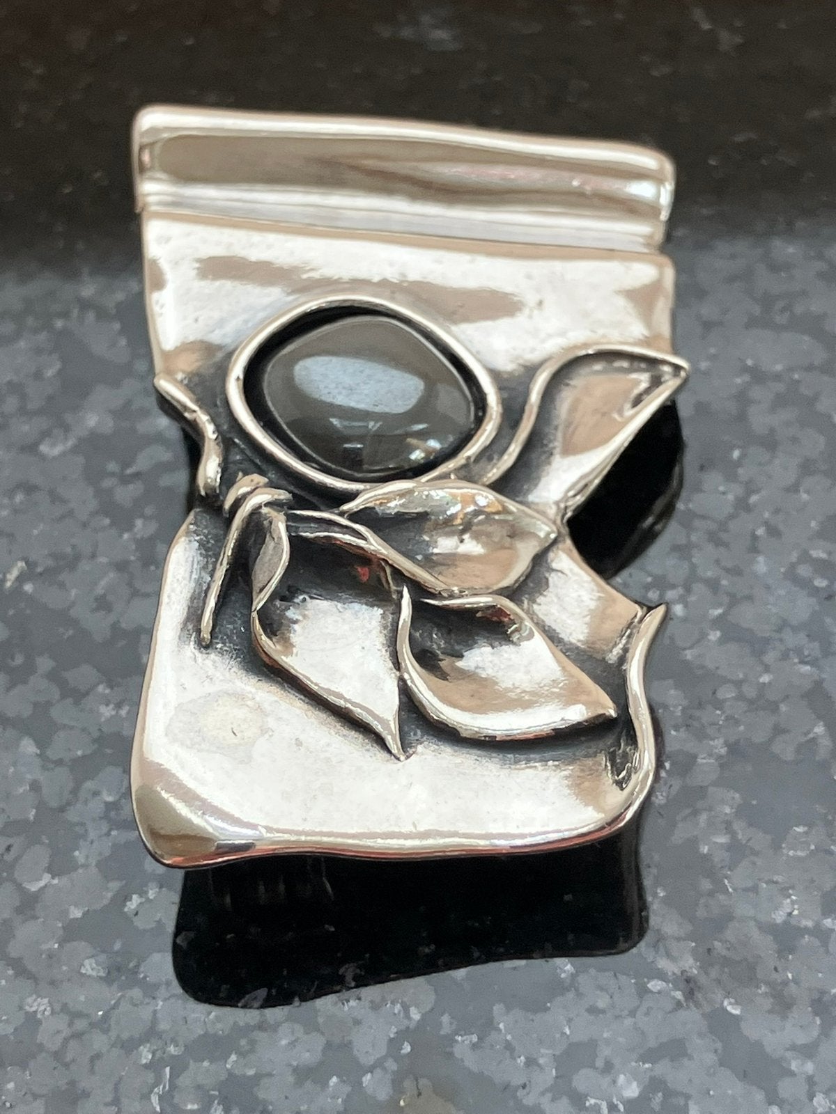 Prachtige zilveren Art Nouveau speld, Sieraden, Tassen en Uiterlijk, Ophalen of Verzenden, Zilver, Broche