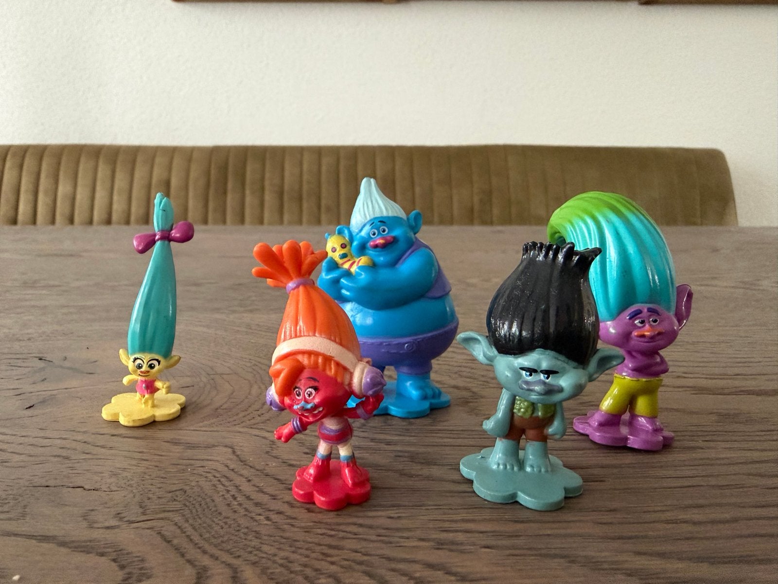 Trolls figuren set - 5 stuks, Ophalen of Verzenden, Zo goed als nieuw