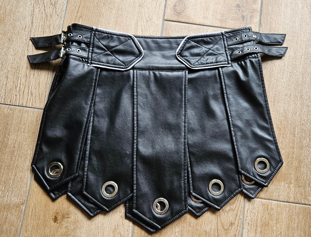 Soleil maat M / L gladiator rok heren met metalen ringen, Maat 48/50 (M), Ophalen of Verzenden, Zo goed als nieuw, Kleding
