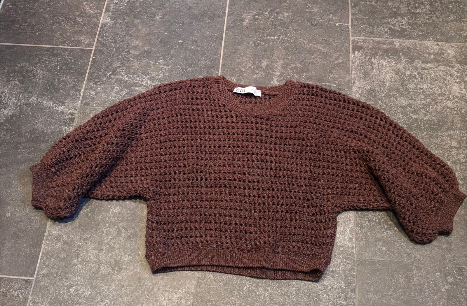 Zara trui maat L nieuw !, Kleding | Dames, Truien en Vesten, Mi, Bruin, Maat 42/44 (L), Nieuw