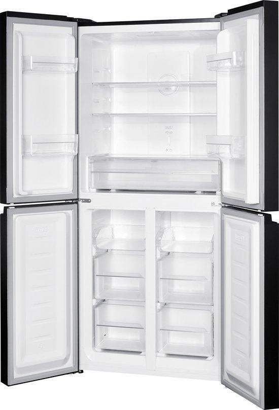 Exquisit CDJ444-040DB - Amerikaanse Koelkast - No-Frost, 200 liter of meer, 60 cm of meer, Nieuw, Domest