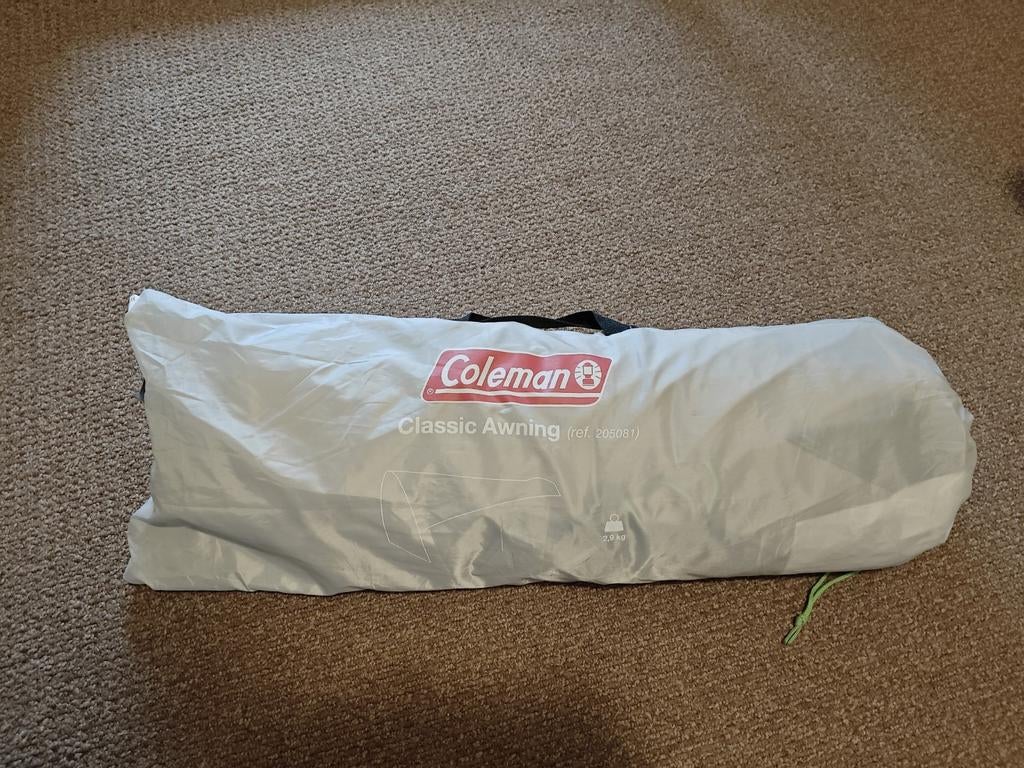 Coleman Classic Awning, Verzenden