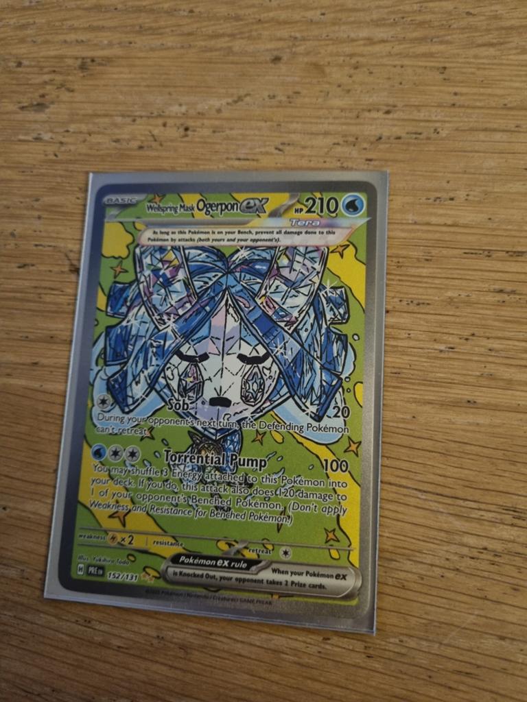 Wellspring Mask Ogerpon ex, Ophalen of Verzenden, Nieuw, Losse kaart