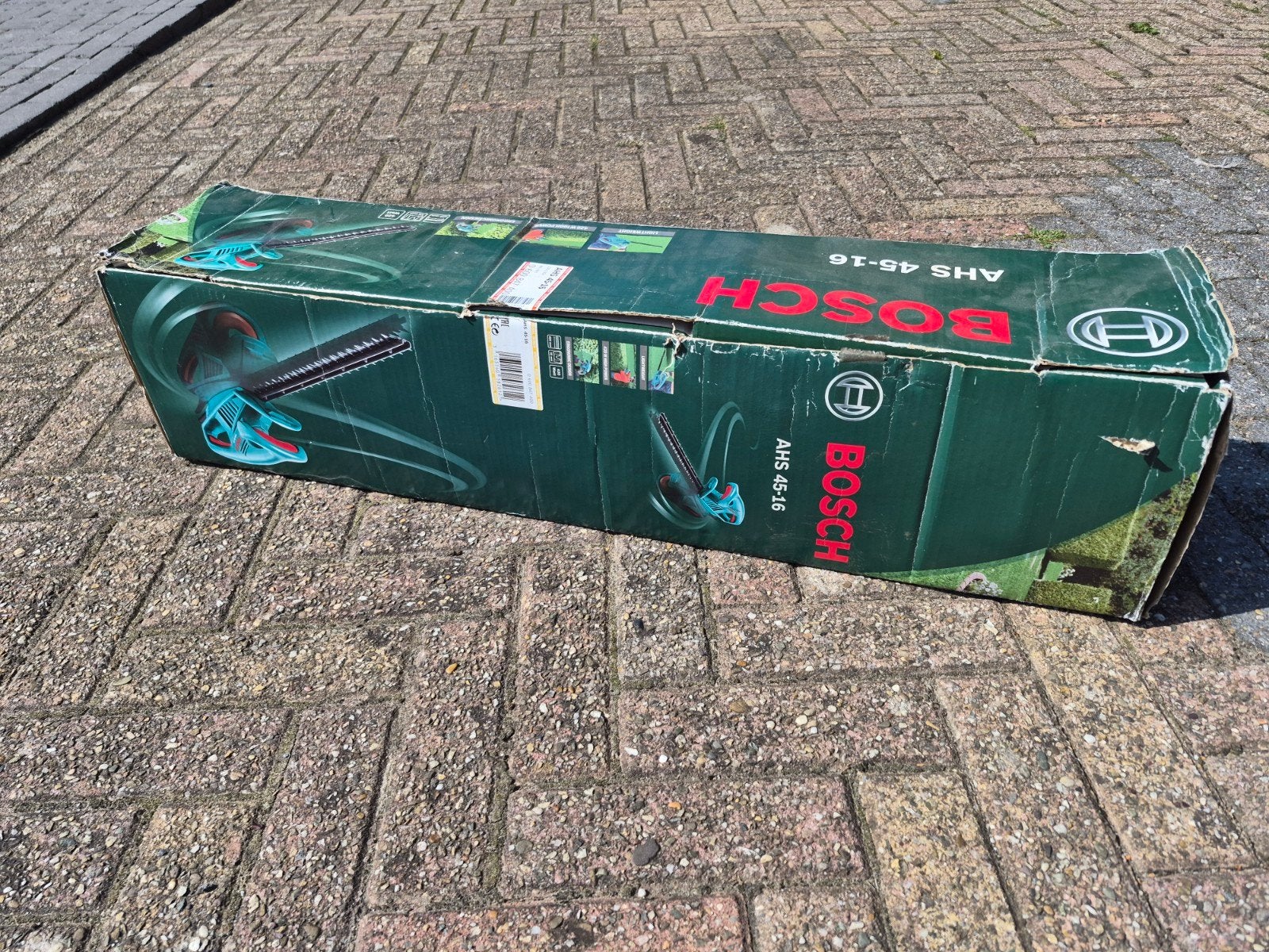 Bosch AHS 45-16 elektrische heggenschaar, Ophalen of Verzenden, Gebruikt, Elektrisch, Bosch