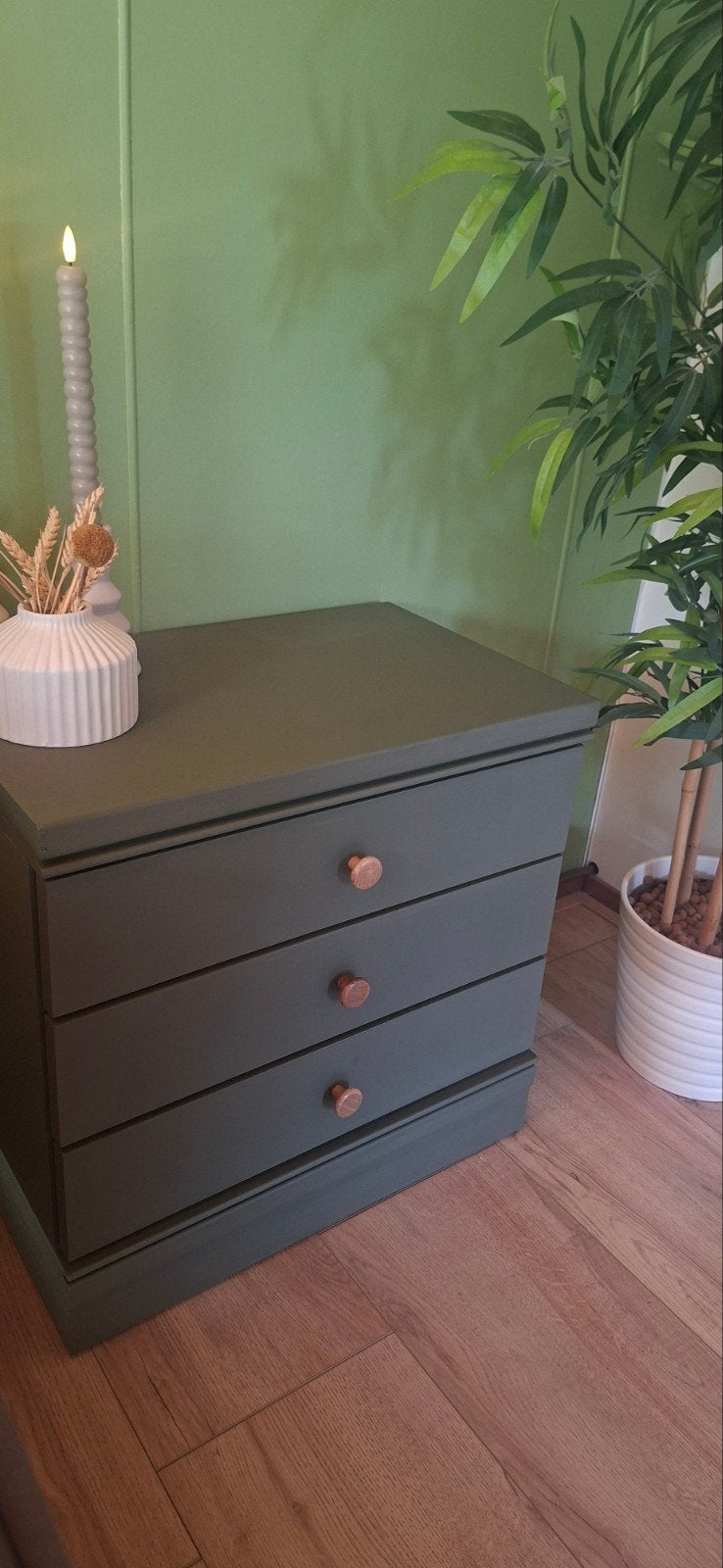 Zeer stevig gerestyled ladekastje,in zeer goede staat!, Ophalen, 50 tot 100 cm, Zo goed als nieuw, 3 of 4 laden