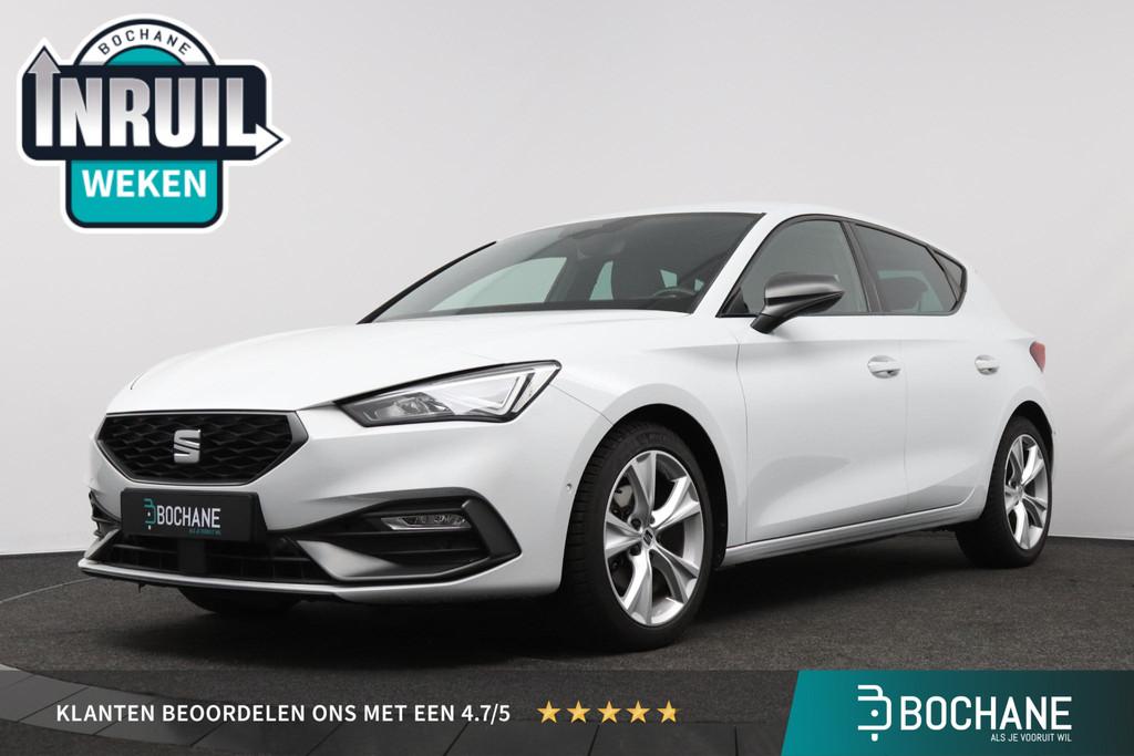 SEAT Leon 1.0 TSI FR Launch Edition | Carplay/Android Auto |, Gebruikt, Met garantie (alle), Leon, Wit