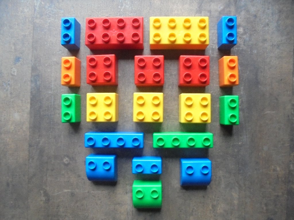 Lego Quatro Brick Set 26 (zie foto's), Ophalen of Verzenden, Gebruikt, Losse stenen, Lego
