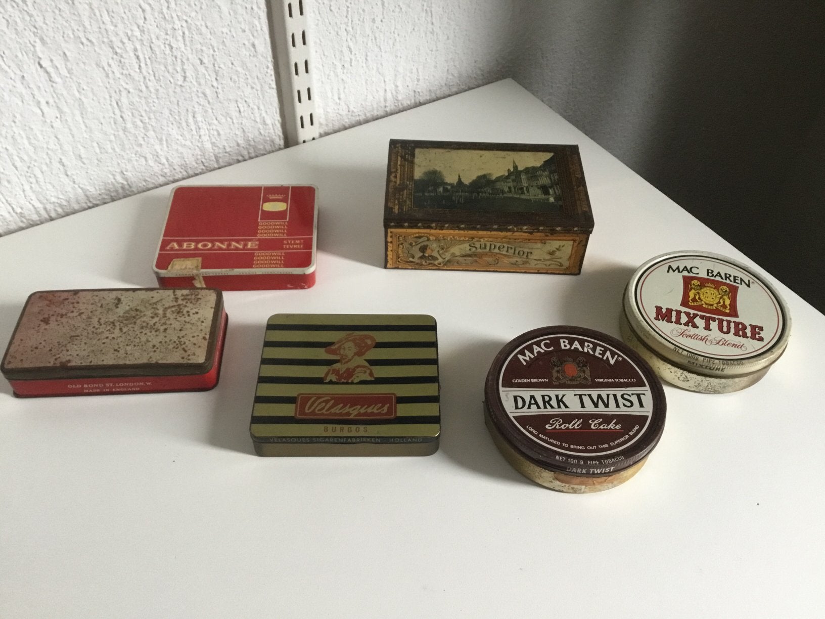 Diverse oude tabaks blikken, Ophalen of Verzenden, Zo goed als nieuw, Overige
