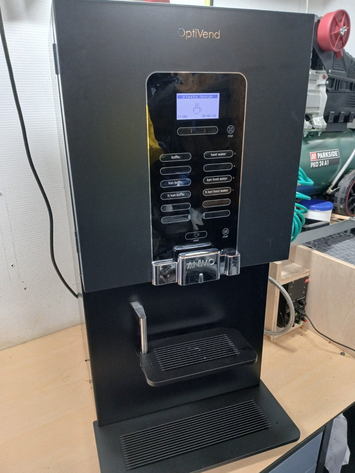 Nette Animo OptiVend koffieautomaat met 1 canister, Ophalen of Verzenden