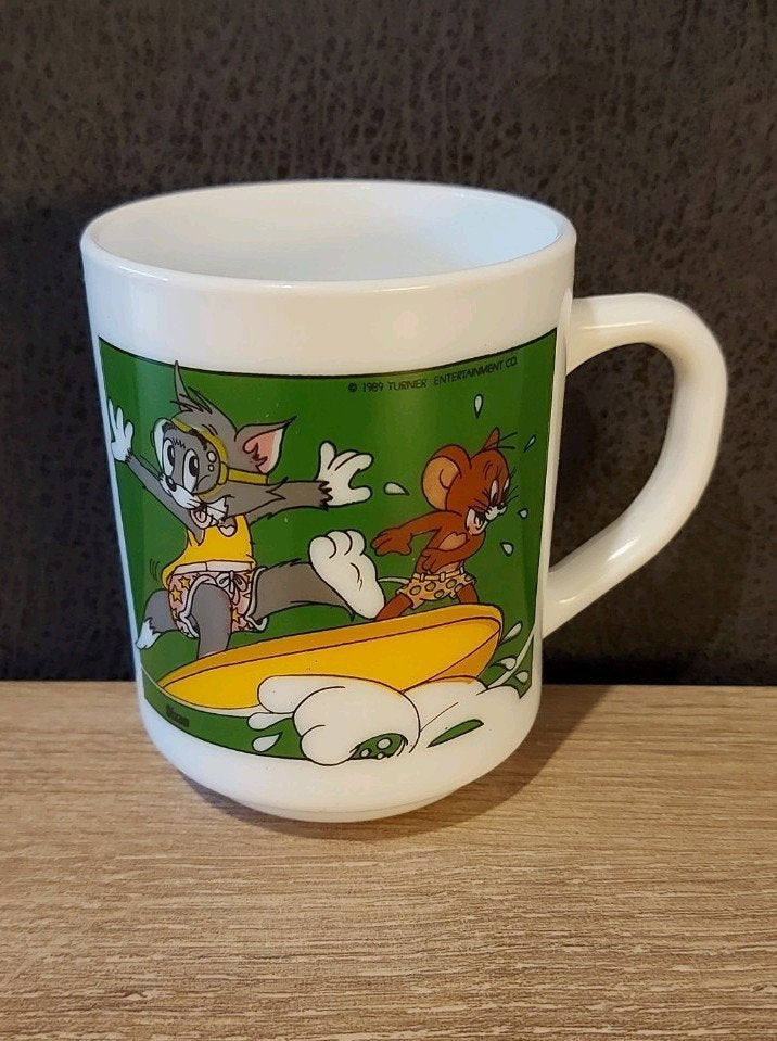Vintage Tom en Jerry mok, Verzamelen, Ophalen of Verzenden, Overige figuren, Zo goed als nieuw, Gebruiksvoorwerp