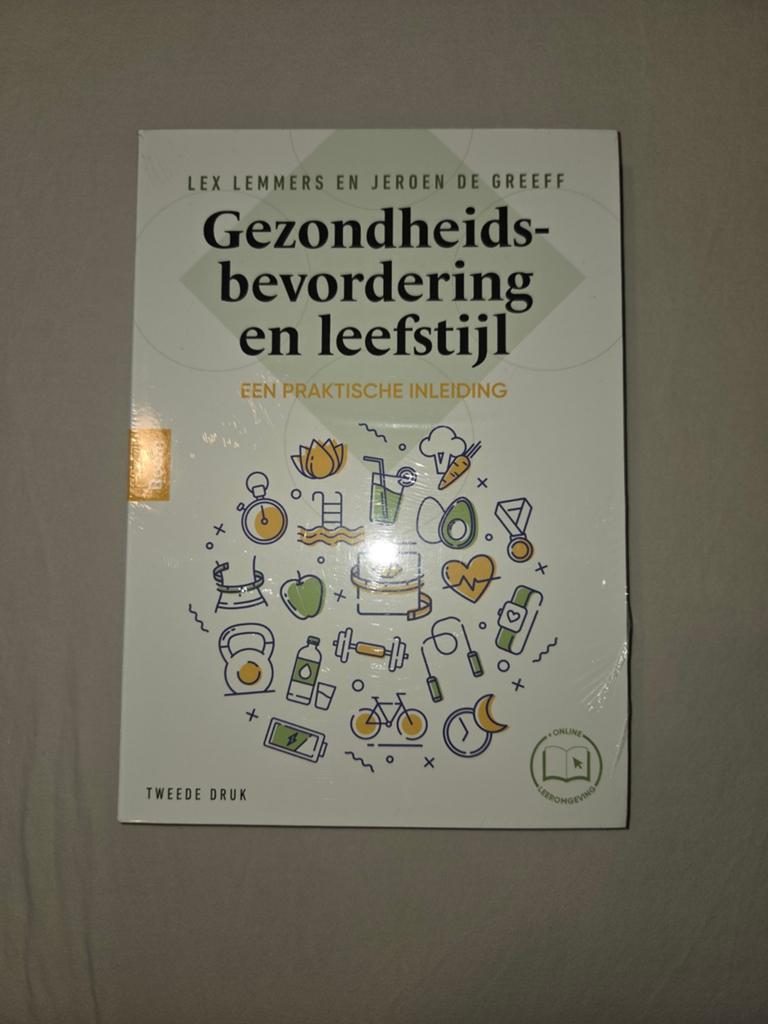 Lex Lemmers - Gezondheidsbevordering en leefstijl, Boeken, Ophalen, Lex Lemmers; Jeroen de Greeff, Zo goed als nieuw, Nederlands