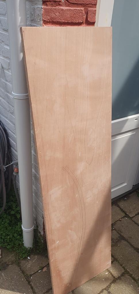 Multiplex plaat, Gebruikt, 25 tot 50 mm, Ophalen of Verzenden, 200 tot 250 cm