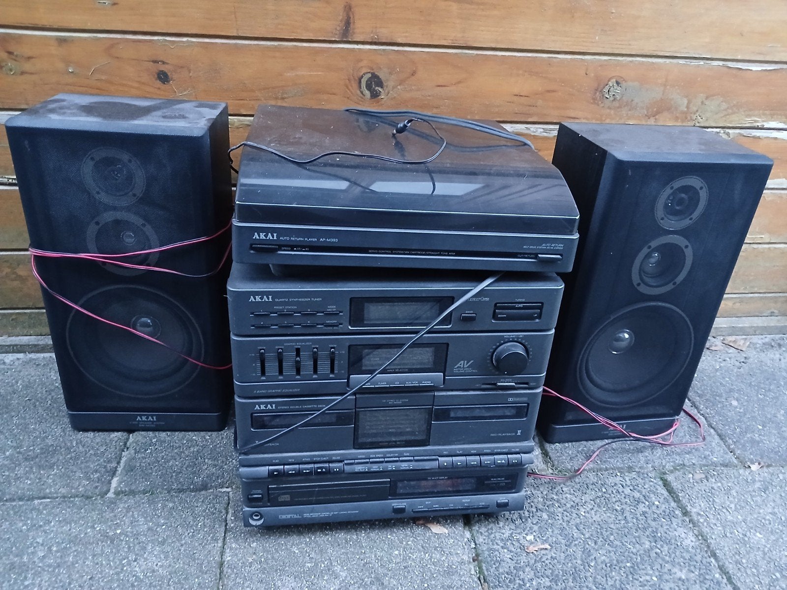 stereo set, Ophalen, Gebruikt, Akai