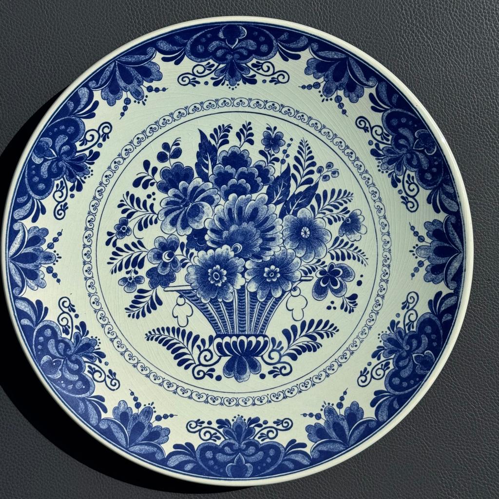 Delfts Blauw wandbord van Chemkefa, Antiek en Kunst, Verzenden