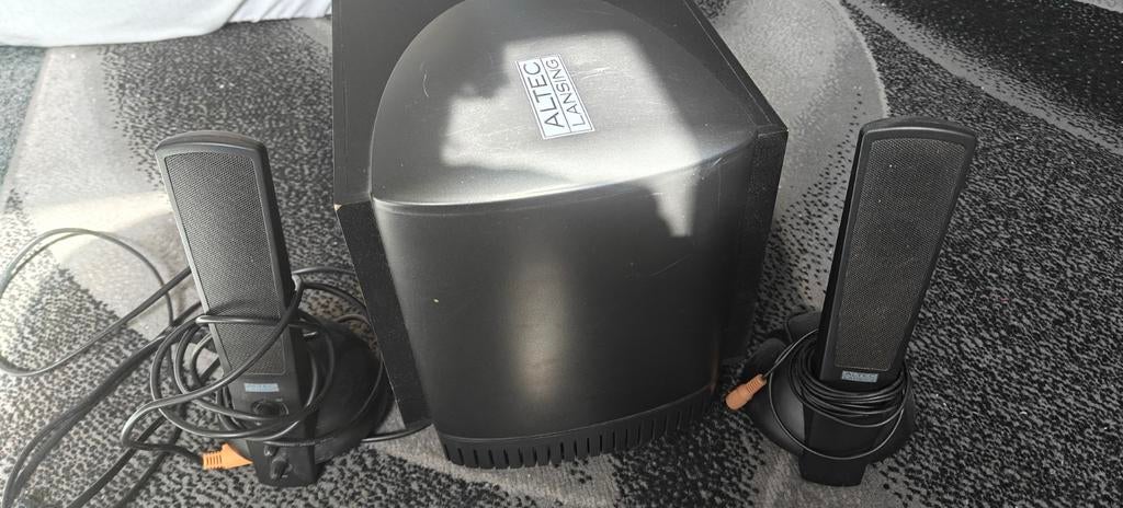 Altec Lansing 2.1 Luidsprekerset met Subwoofer, Computers en Software, Pc speakers, Gebruikt, Audiokanaal 2.1, Ophalen