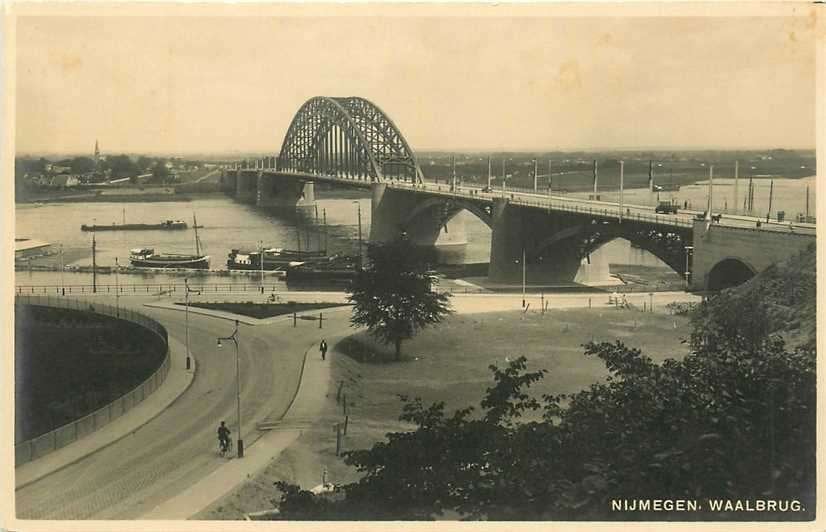 380-616-039 Nijmegen Waalbrug, Verzamelen, Ansichtkaarten | Nederland, Verzenden, Voor 1920, Gelderland