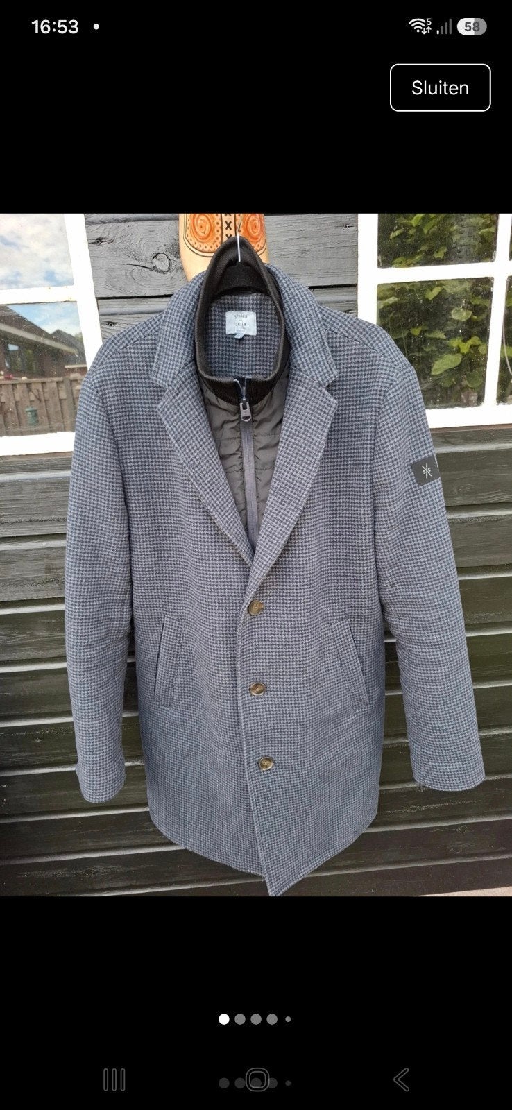 Stijlvolle Silvercreek herenjas met uitneembare binnenvoerin, Kleding | Heren, Maat 56/58 (XL), Ophalen of Verzenden, Zo goed als nieuw