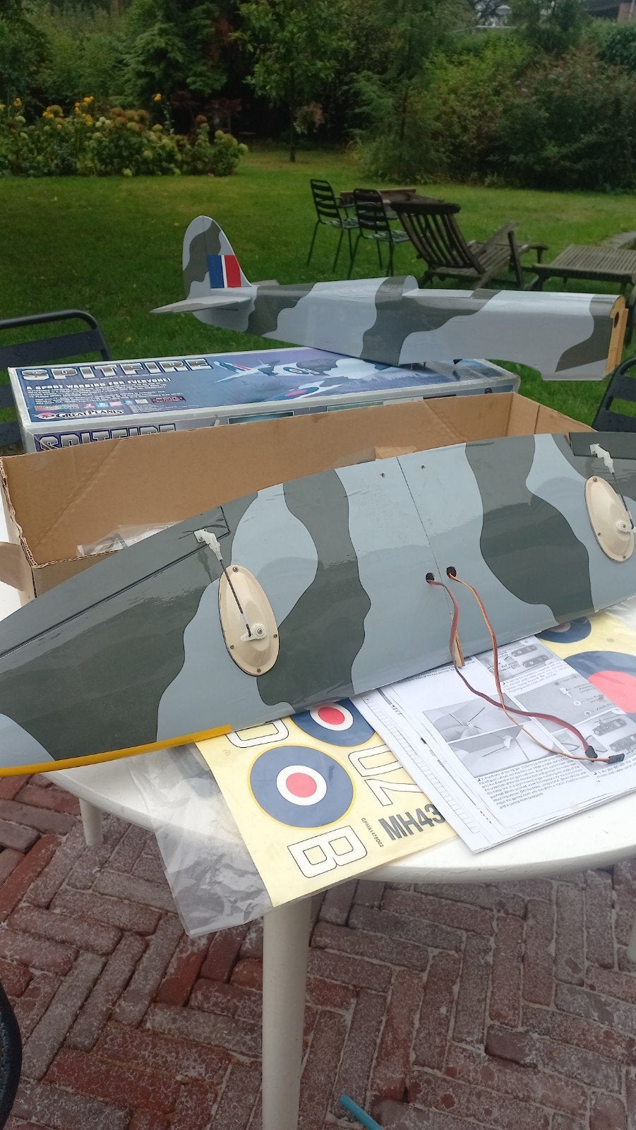 Great Planes Spitfire .25, Hobby en Vrije tijd, Modelbouw | Radiografisch | Vliegtuigen, Ophalen, Zo goed als nieuw, Overige typen