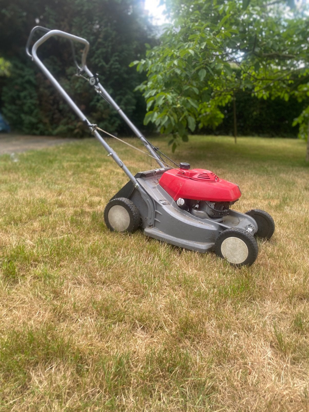 Honda grasmaaier HRB42.., Ophalen, Gebruikt, Benzine-grasmaaier