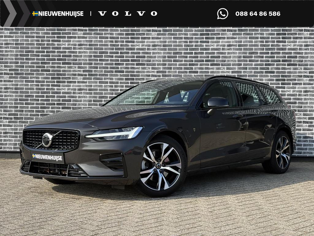 Volvo V60 2.0 B4 Plus Dark | Trekhaak | Stoel- en stuurverwa, Auto's, Volvo, 12 maanden, Euro 6, 4 cilinders, 1634 kg