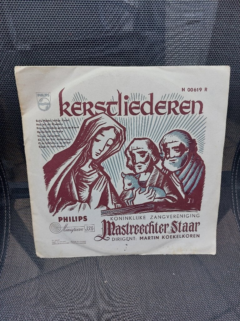 Oude LP Kerstliederen Mastreechter Staar Martin Koekelkoren, LP, Gebruikt, Overige formaten, Modernisme tot heden