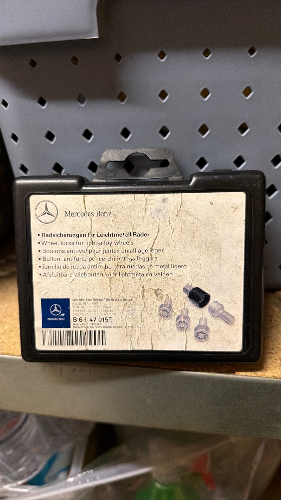 Mercedes velgen slot, Ophalen, Zo goed als nieuw