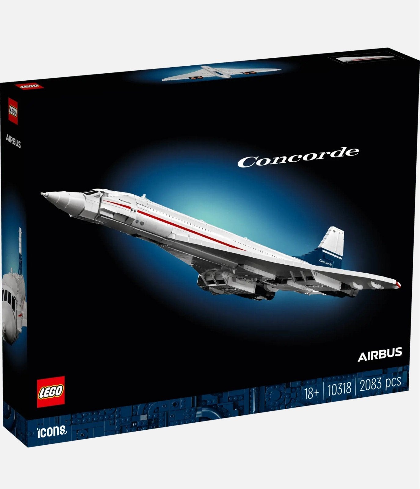 Lego icons concorde, Ophalen of Verzenden, Zo goed als nieuw, 1:72 tot 1:144, Overige merken