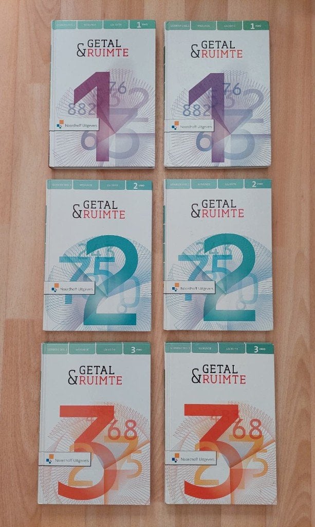 Getal & Ruimte vwo klas 1 & klas 2 & klas 3, VWO, Nieuw, Ophalen of Verzenden, Wiskunde B