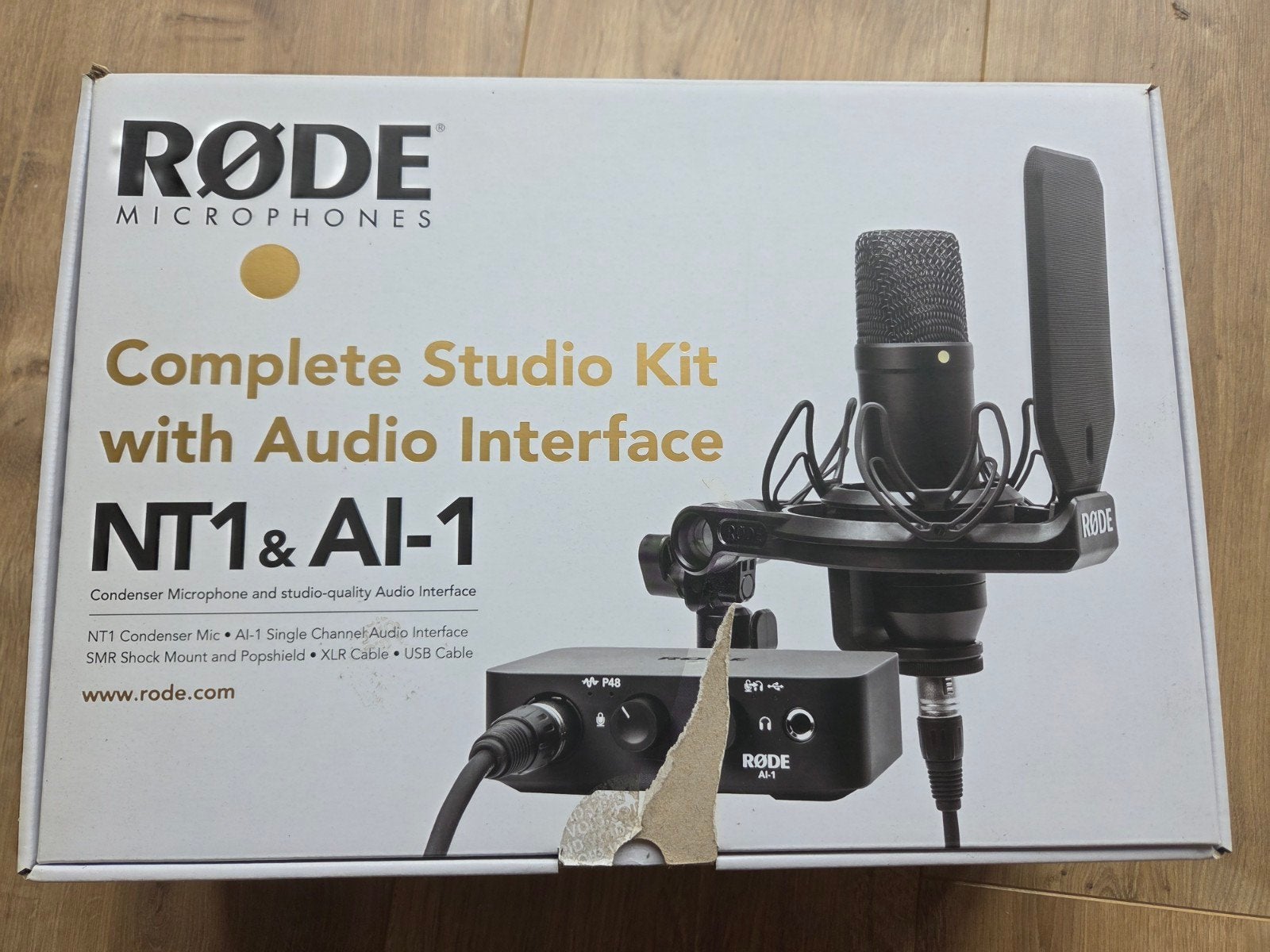 RØDE NT1 + AI-1 Complete Studio Kit, Ophalen, Zo goed als nieuw, Studiomicrofoon