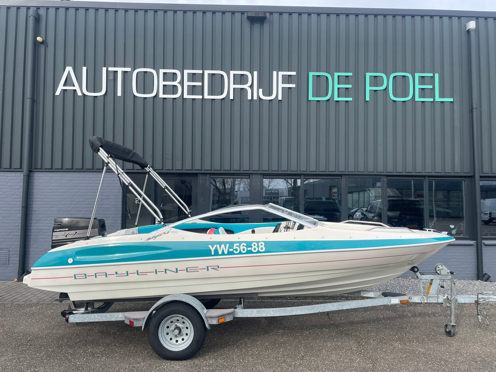 BAYLINER 1700 CAPRI BOWRIDER, Watersport en Boten, Speedboten, Gebruikt, Bayliner, Benzine, 70 tot 120 pk, Buitenboordmotor, Polyester