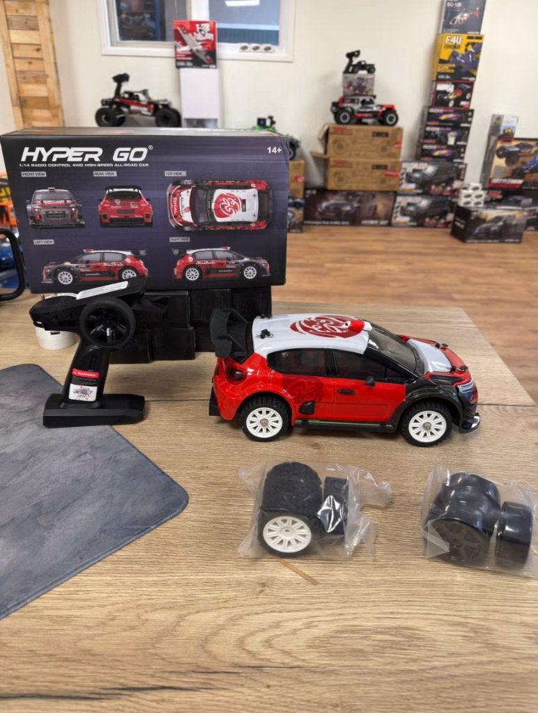 MJX Hyper GO 14303 1/14 Citroën C3 WRC 4WD RTR, Schaal 1:14, Nieuw, Auto onroad, RTR (Ready to Run)