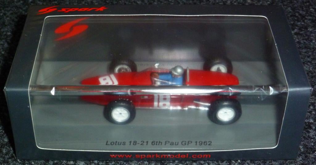 1962 - Lotus 18-21 - Nino Vaccarella - Pau GP, Hobby en Vrije tijd, Modelauto's | 1:43, Ophalen of Verzenden, Nieuw, Auto, Overige merken