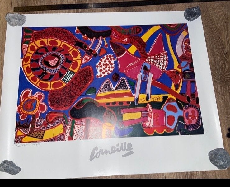 Corneille Zeefdruk - Gesigneerd en Genummerd, Ophalen of Verzenden