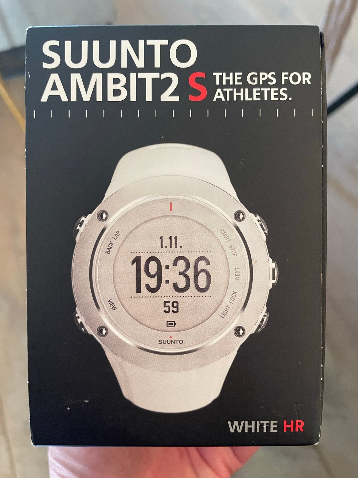 Suunto Ambit2 S White HR GPS Horloge voor Atleten, Gebruikt, Wit, Ophalen of Verzenden, Waterdicht