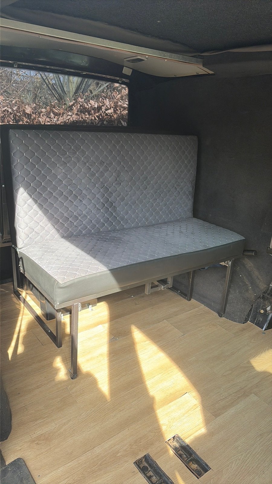 Camper slaapbank, Ophalen