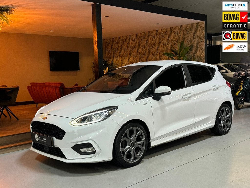 Ford Fiesta 1.0 EcoBoost ST-Line|CarPlay|Stoelverwarming|Cru, Auto's, Gebruikt, Met garantie (alle), 100 pk, Bedrijf