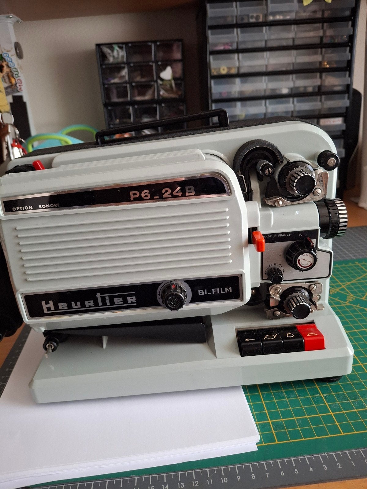 super 8 film projector, Verzamelen, Ophalen, Gebruikt, Lichtbak of (neon) lamp