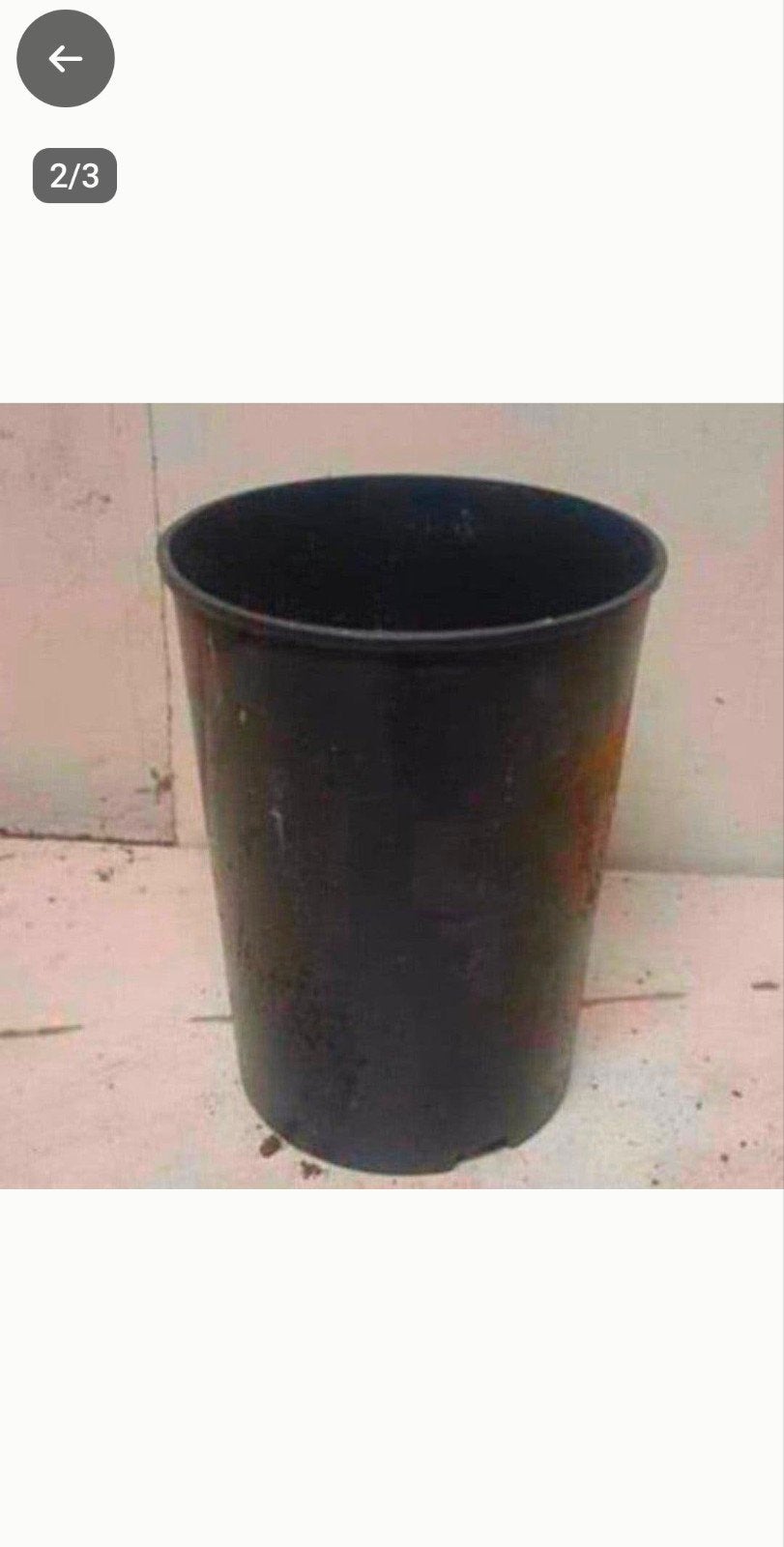 hoge kweekpotten plantenpotten bloempotten 3 liter, Kunststof, Gebruikt, Minder dan 30 cm, Rond