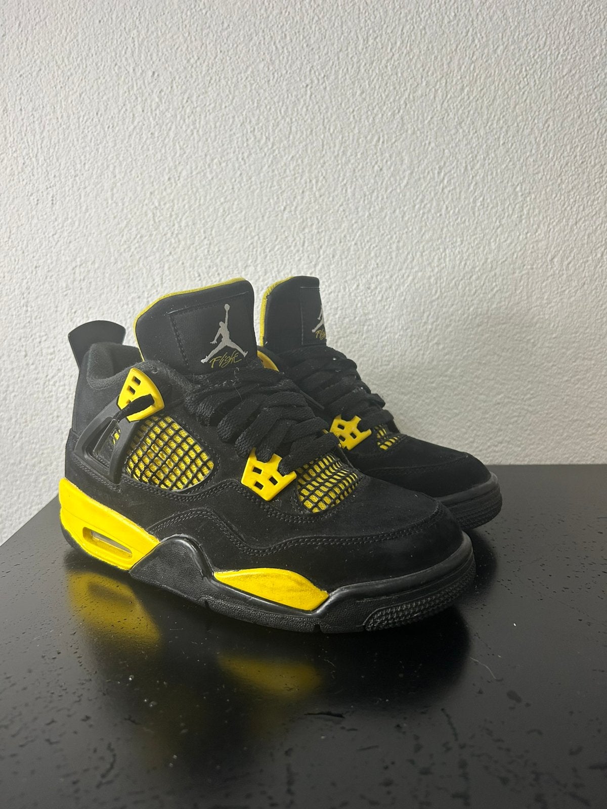 JORDAN 4 YELLOW THUNDER | MAAT 36.5 | GOEDE STAAT!, Kleding | Heren, Ophalen of Verzenden, Gedragen, Zwart, Sneakers of Gympen