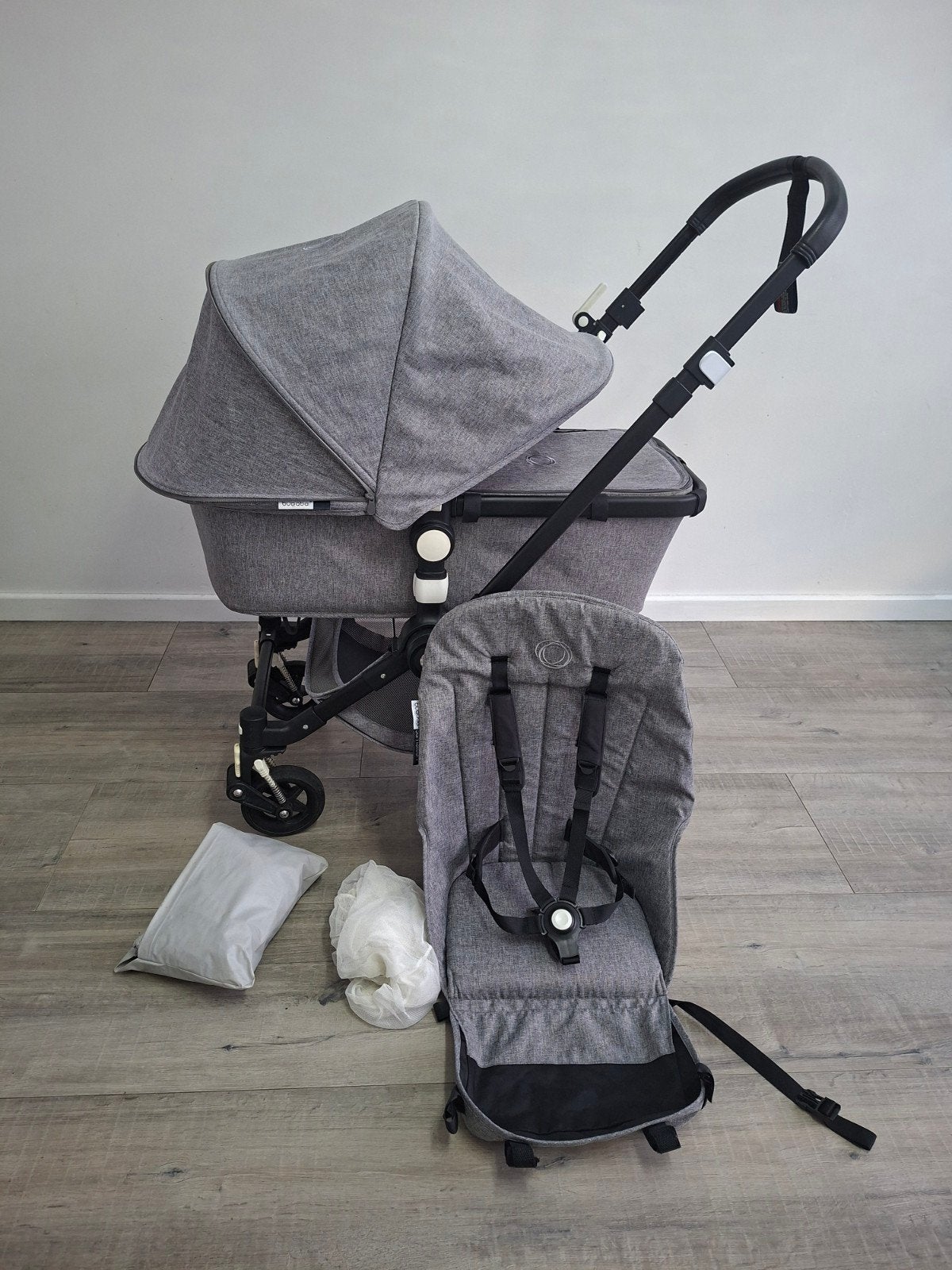 Bugaboo Cameleon 3 Plus grey melange/grijs in nette staat, Kinderen en Baby's, Kinderwagens en Combinaties, Ophalen, Zo goed als nieuw
