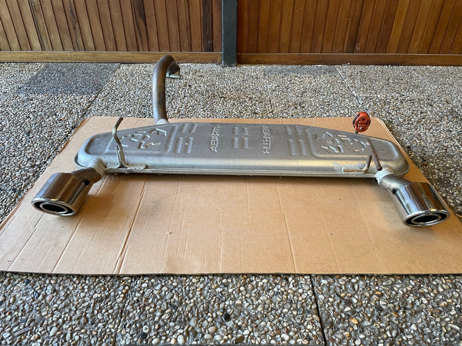 Fiat Abarth uitlaat - origineel en z.g.a.n., Ophalen, Gebruikt, Fiat