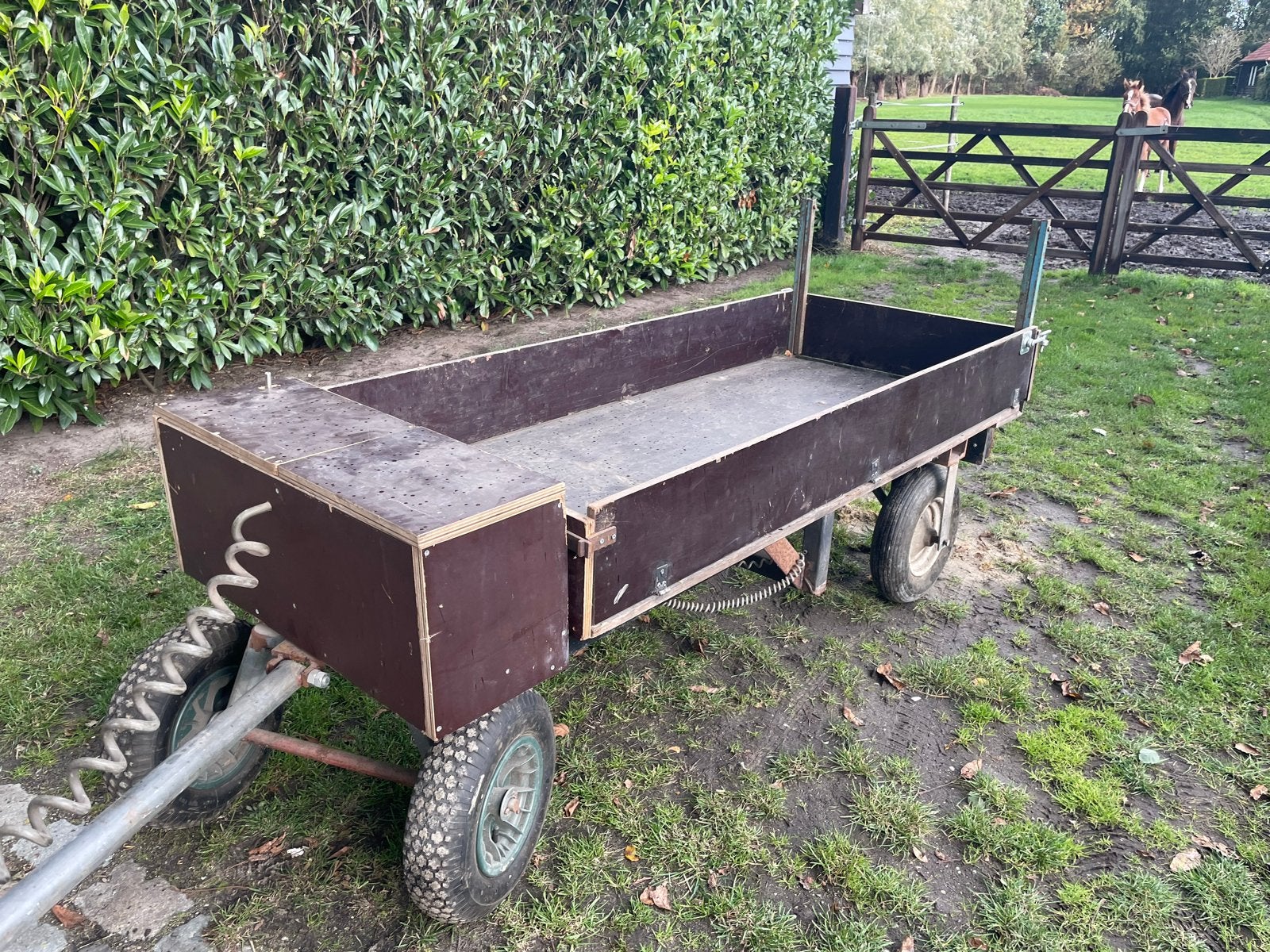 Mini tractor kiepkar met elektrische cilinder, Ophalen, Overige, Transport