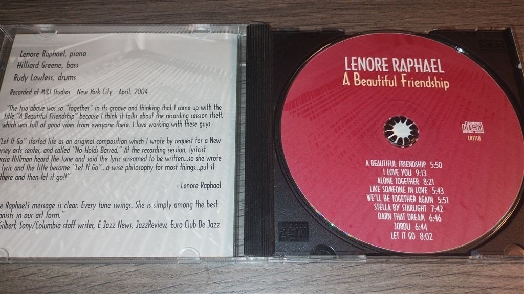 Lenore Raphael - A Beautiful Friendship, Ophalen of Verzenden, Zo goed als nieuw, Jazz
