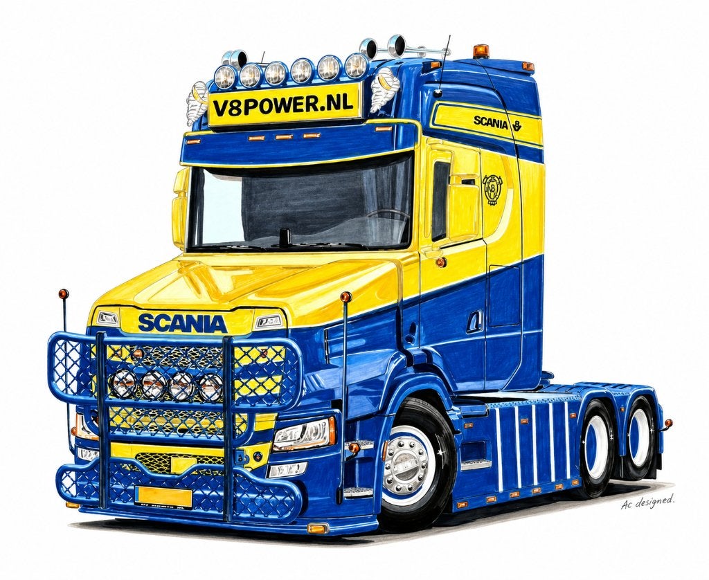 Scania ST770 V8power Pre Order, Hobby en Vrije tijd, V8power, Nieuw, Bus of Vrachtwagen, Heerhugowaard