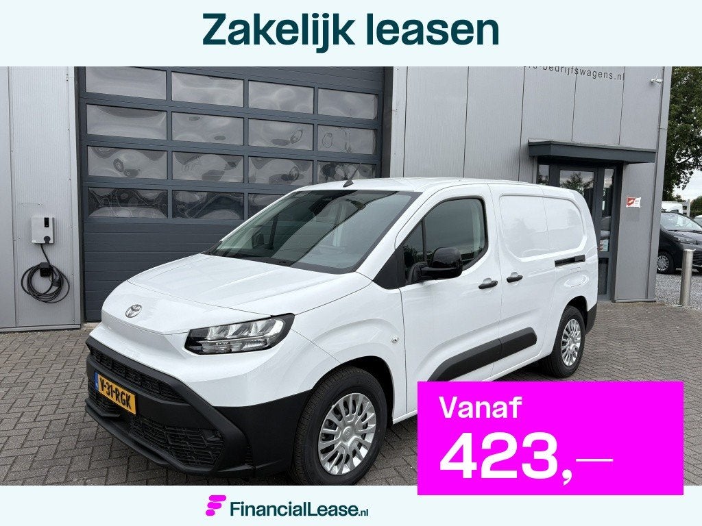 Toyota ProAce CITY Electric 50kWh L2 10th Anniv | airco | ca, 750 kg, 329 km, Wit, Parkeersensor