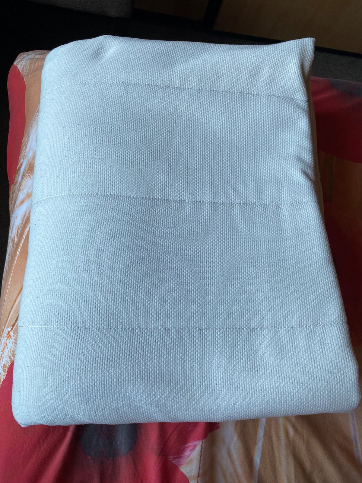 Matrastopper Ikea Säbövik 160x200, Ophalen of Verzenden, Zo goed als nieuw, Tweepersoons, Wit